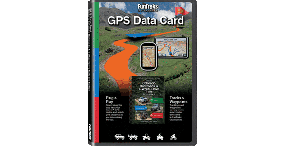 GPS Data Card Guide to Northern Colorado Backroads & 4-Wheel-Drive Trails